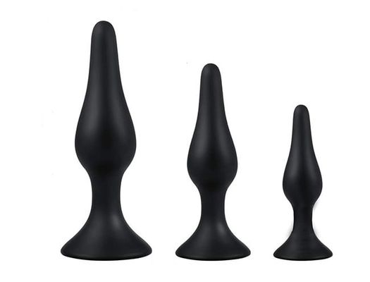 Bộ 3 phích cắm hậu môn silicone cao cấp tăng khoái cảm