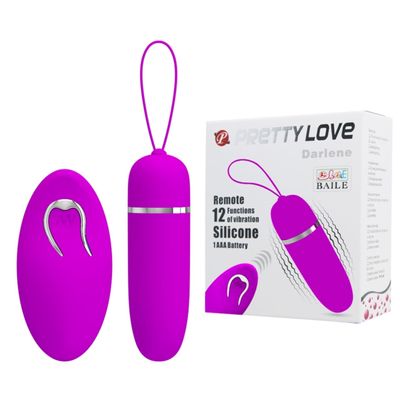 Trứng rung 1 đầu 12 chế độ rung, pin Pretty Love Darlene