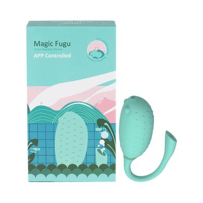 Trứng rung Magic Motion Fugu Xanh 662655