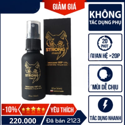 (Hàng công ty) Chai Xịt Chống xuất ra Sớm Strong Men 30ml – Bí Quyết Giữ Lửa Phòng The, Tăng Thời Gian Yêu 671101
