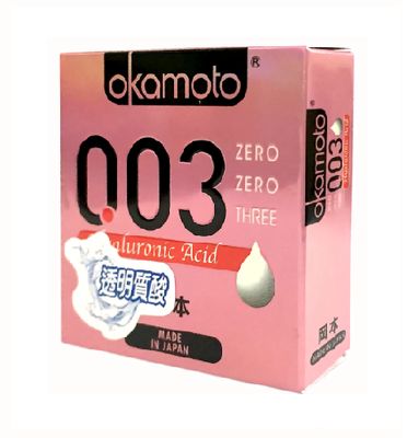 BCS Okamoto 0.03 Hyaluronic Acid Siêu Mỏng Hộp 3 Chiếc 669596