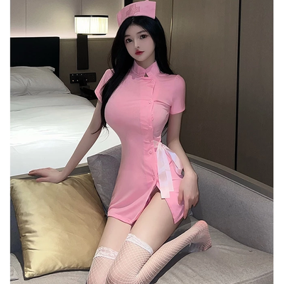 Đồ Cosplay Nữ Học Sinh Hầu Gái Gợi Cảm - N753 Hồng
