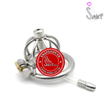 (Snapshop) Khóa Dương Vật Inox Kèm Sounding K3 Chính Hãng