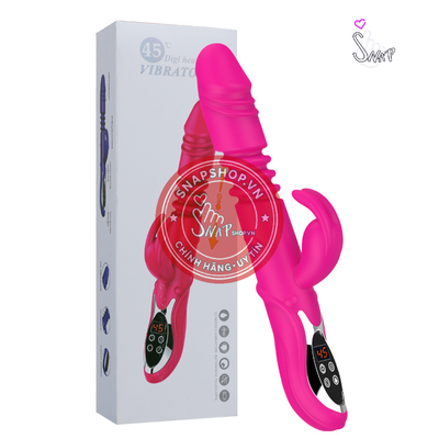 (Snapshop) Dương Vật Vibrators Tỏa Nhiệt 12 Chế Độ Có Nhánh Chính Hãng