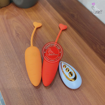 (Snapshop) Trứng Rung Ngụy Trang Trái Carrot 10 Chế Độ Rung Chính Hãng