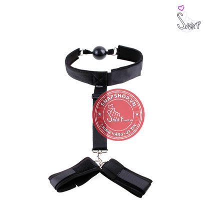 (Snapshop) Set Khóa Miệng Trói Tay BDSM Chính Hãng