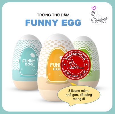 (Snapshop) Trứng Thẩm Du Funny Egg Silicone Siêu Mềm Chính Hãng