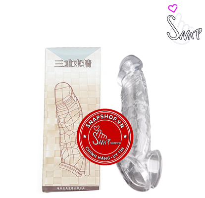 (Snapshop) Đôn Dên Kiểu Trơn Trong Suốt Chống Tuột Chính Hãng