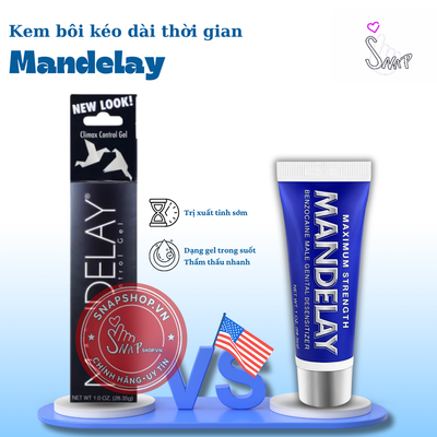 (Snapshop) Kem Bôi Kéo Dài Thời Gian Mandelay Mỹ Chính Hãng