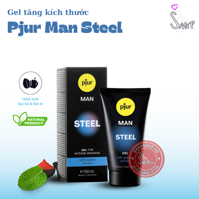 (Snapshop) Gel Tăng Kích Thước Dương Vật Pjur Man Steel Chính Hãng