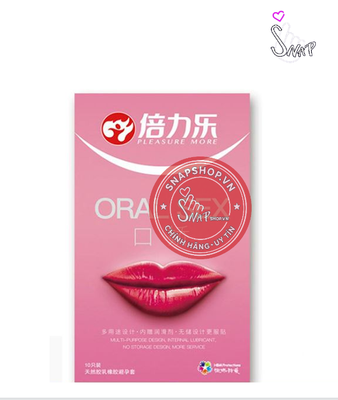 (Snapshop) Bao Cao Su Quan Hệ Miệng Oral Sex HBM - Hộp 10 Cái Chính Hãng