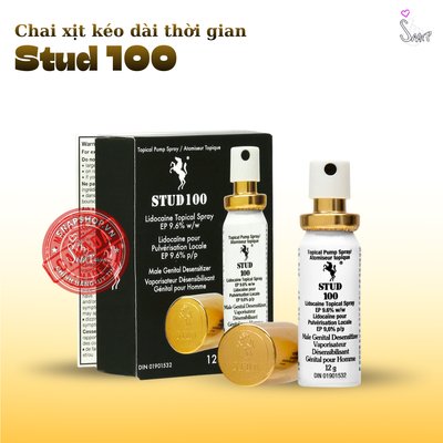 (Snapshop) Chai Xịt Kéo Dài Thời Gian Stud 100 9.6% - Chai 13ml Chính Hãng