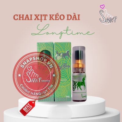 (Snapshop) Chai Xịt Kéo Dài Thời Gian Thái Lan Longtime Có QR Code - Chai 5ml Chính Hãng