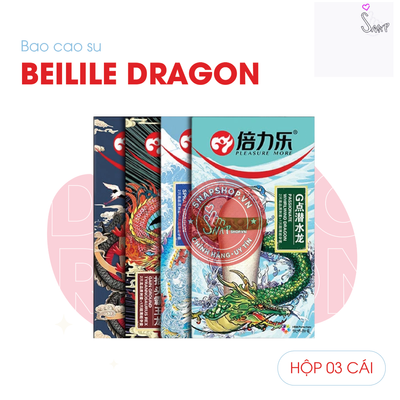 (Snapshop) Bao Cao Su Gai Bi Lớn Dragon HBM - Hộp 3 Cái Chính Hãng