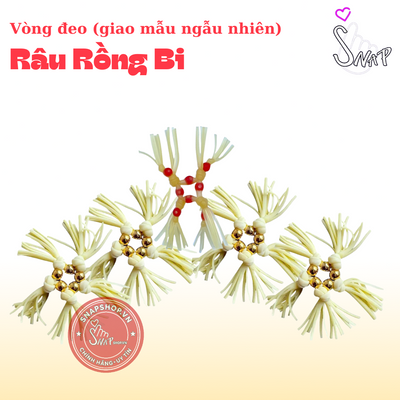 (Snapshop) Vòng Đeo Silicon Râu Rồng - Bi Cao Cấp Chính Hãng