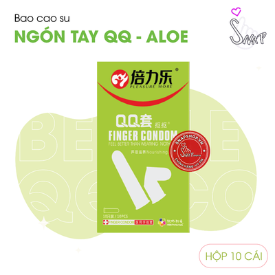 (Snapshop) Bao Cao Su Ngón Tay Beilile QQ Aloe Chính Hãng
