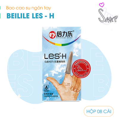 (Snapshop) Bao Cao Su Ngón Tay Nóng Ấm Beilile Les H Chính Hãng