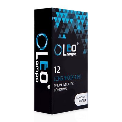 Bao Cao Su Kéo Dài Thời Gian Oleo 4in1 - Hộp 12 Cái