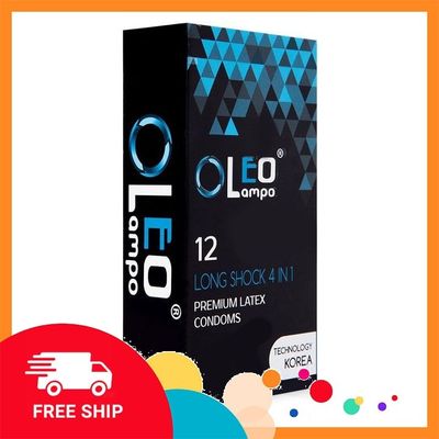 (Che Tên Khi Giao) Bao Cao Su Kéo Dài Thời Gian Oleo 4in1 - Hộp 12 Cái Cao Cấp Bảo Đảm