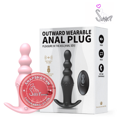 (Snapshop) Máy Rung Hậu Môn Anal Plug 6 Chế Độ Rung Chính Hãng