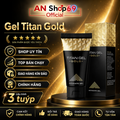 Gel Titan God Vàng Nhập Khẩu Nga dùng hiệu quả  (hàng date mới)