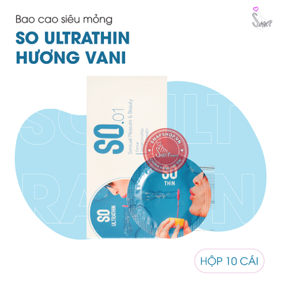 (Snapshop) Bao Cao Su Siêu Mỏng SO Ultrathin - Hộp 12 Cái Chính Hãng