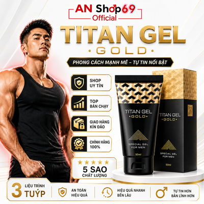 Gel Bôi Trơn Titan Gold - Dầu Bôi Trơn Nhập Khẩu Nga Tiện Lợi Cao Cấp Trợ Giá Tốt TOP 1 