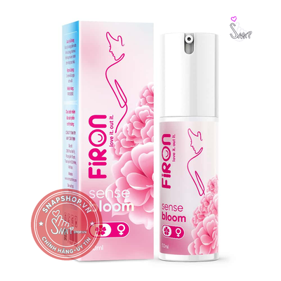 (Snapshop) Gel bôi trơn Firon Sense Bloom - Se khít âm đạo và tăng khoái cảm nữ, hương nước hoa - Chai 50ml Chính Hãng
