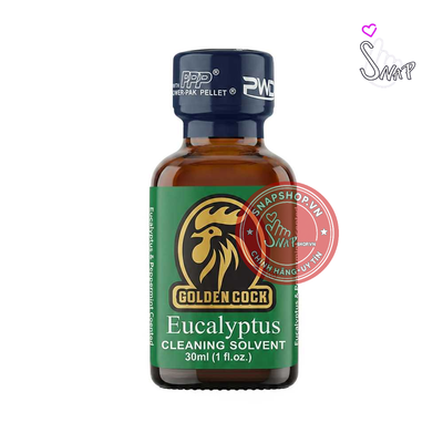 (Snapshop) Chai hít tăng khoái cảm Popper PWD USA Golden Cock Eucalyptus - Chai 30ml Chính Hãng