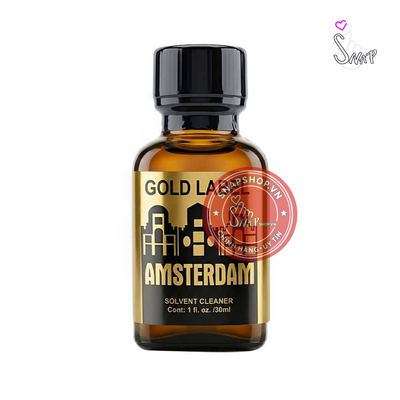 (Snapshop) Chai hít tăng khoái cảm Popper DS USA Amsterdam Gold Label - Chai 30ml Chính Hãng