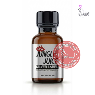 (Snapshop) Chai hít tăng khoái cảm Popper DS USA Jungle Juice Silver Label - Chai 30ml Chính Hãng