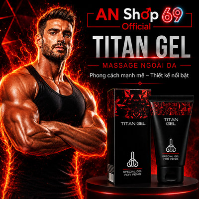 Gel Bôi Trơn Massage Titan Gel 50ml Nhập Nga - Cấp Ẩm Tự Nhiên, Giảm Ma Sát, Trơn Tru Đỉnh Cao Nhất!