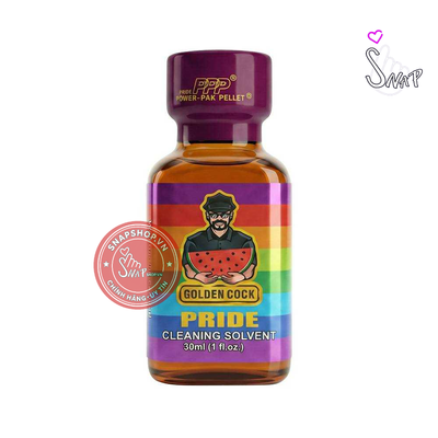 (Snapshop) Chai hít tăng khoái cảm Popper DS USA Golden Cock Pride - Chai 30ml Chính Hãng