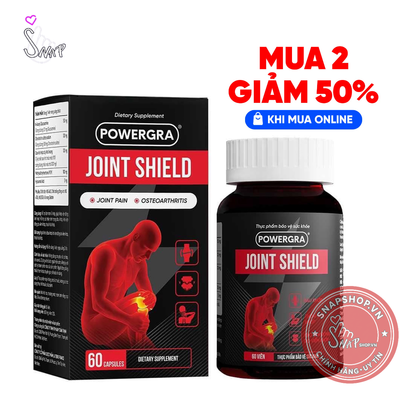 (Snapshop) Viên uống hỗ trợ xương khớp Powergra Joint Shield - Hộp 60 viên Chính Hãng
