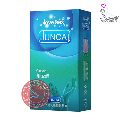 (Snapshop) Bao cao su Juncai Classic - Mềm và mỏng - Hộp 12 cái Chính Hãng