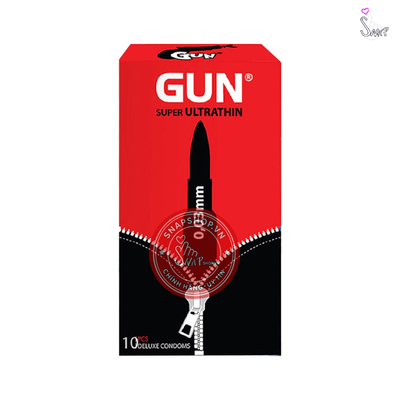 (Snapshop) Bao cao su Gun Super Ultra Thin - Siêu mỏng 0.03mm - Hộp 10 cái Chính Hãng