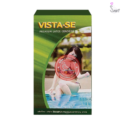 (Snapshop) Bao cao su Vista - Mỏng trơn - Hộp 10 cái Chính Hãng