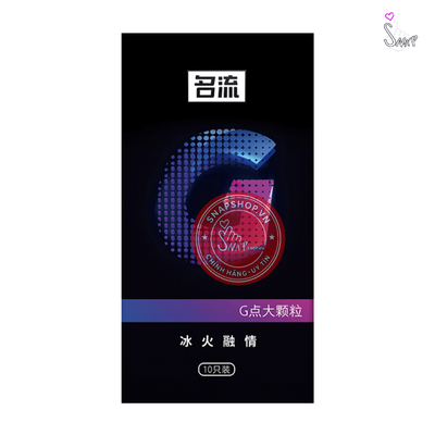 (Snapshop) Bao cao su Mingliu G Tím - Điểm nổi, bạc hà mát lạnh - Hộp 10 cái Chính Hãng