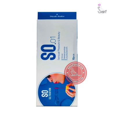 (Snapshop) Bao cao su SO Ultrathin - Siêu mỏng - Hộp 12 cái Chính Hãng