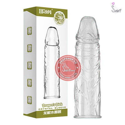 (Snapshop) Bao cao su đôn dên Aichao Xanh Lá Mạ Gân rồng Chính Hãng