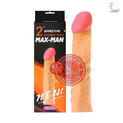 (Snapshop) Bao cao su đôn dên Yeain Maxman tăng 50mm Chính Hãng