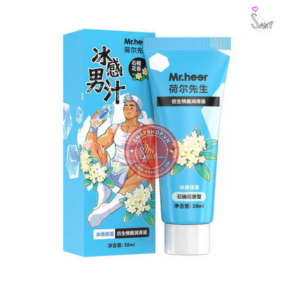 (Snapshop) Gel bôi trơn dành cho Gay mát lạnh Mr. Heer Blue - Chai 30ml Chính Hãng
