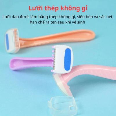 Dao Cạo Lông Vùng Kín Bikini Chống Xướt Thiết Kế Mới Dụng Cụ Cắt Tỉa Râu Lông Nách Chân Tay Chuyên Dụng - T515