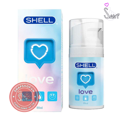(Snapshop) Gel bôi trơn se khít âm đạo và tăng khoái cảm nữ Shell Love Blue - Chai 50ml Chính Hãng