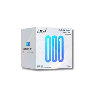 Bao cao su Juncai Pro 5in1 siêu mỏng 001, kéo dài thời gian, gai nhỏ