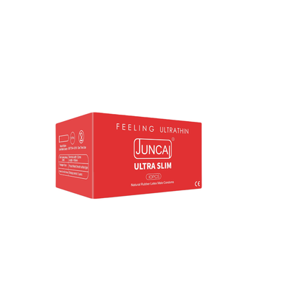 Bao cao su Juncai Ultra Slim siêu mỏng 001, trơn,chân thật, Hộp 10 bao