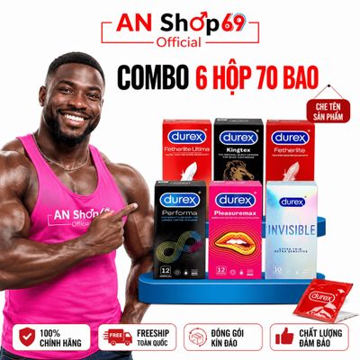 (Che tên) Combo 6 Hộp Bao Cao Su Durex Hàng Chính Hãng Trợ Giá Cực Sốc