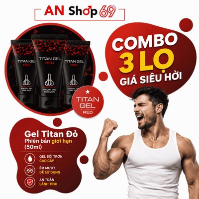COMBO 3 HỘP TITAN GEL Bôi Trơn, Giá Siêu Hời ƯU ĐÃI liền tay săn ngay kẻo hết 773183