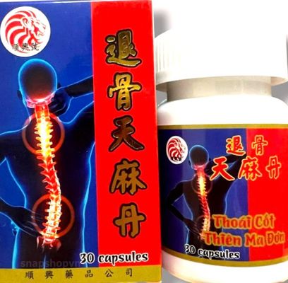 Viên Uống Thoái Cốt Thiên Ma Đơn - Hỗ Trợ Đau Nhức Xương Khớp, Tê Bì Chân Tay, Giúp Cử Động Linh Hoạt - Hộp 30 viên -