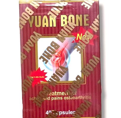 Viên uống đau nhức xương khớp Yuan Bone xuất xứ Malaysia - Hộp 40 viên - Mã 1361 - Loại siêu xịn